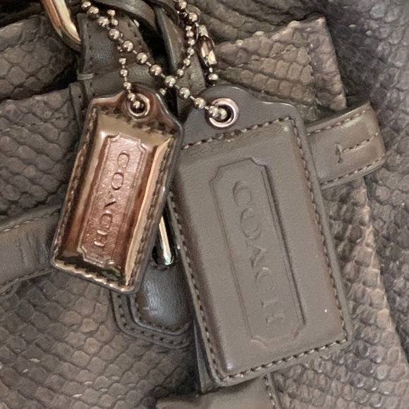 Authentic python COACH  handbag. - Picture 3 of 8